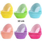 10cm White Paper Cup Liners for Baking - Available in 100 and 1000 Pieces Pack
