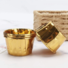 Premium Golden Aluminium Foil Baking Cups 50 Pieces
